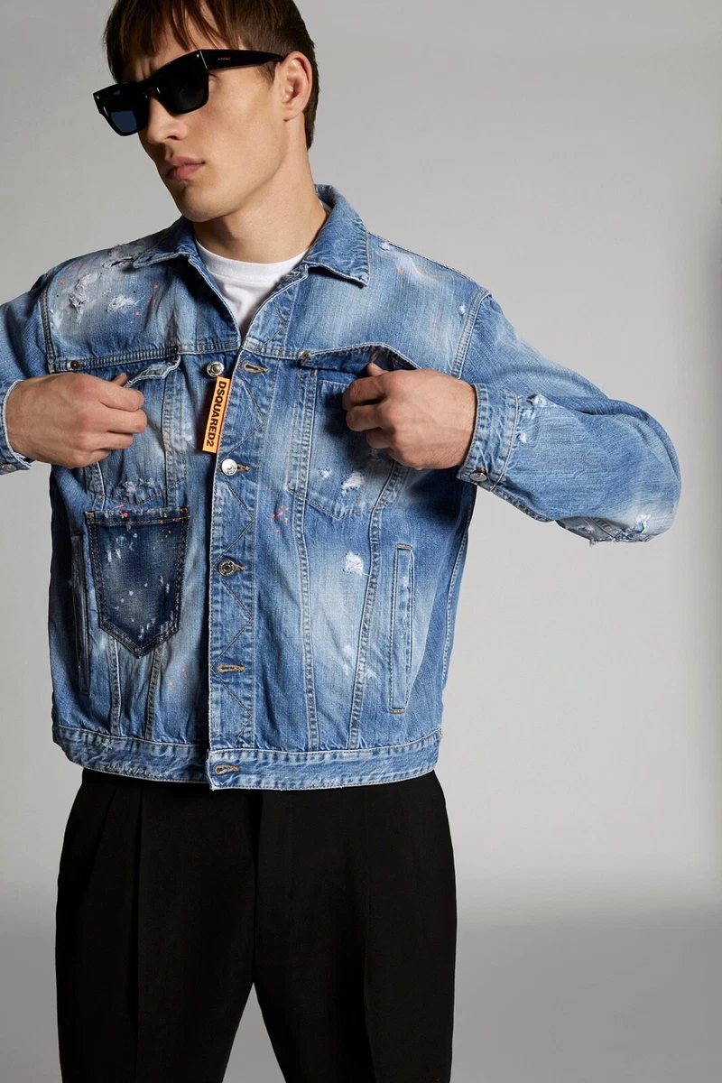Dsquared2 Rave On Over Denim Jacket | eBay