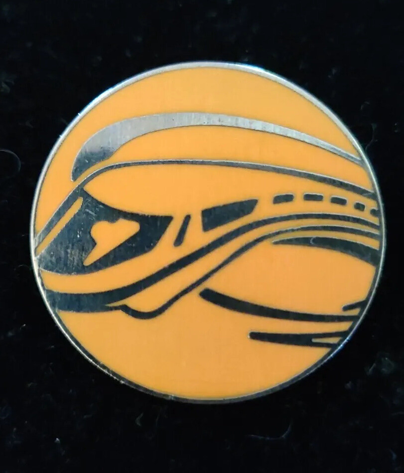 Disney Pin 81375 2011 Park Icons Mini-Pin Collection Orange Monorail Silhouette