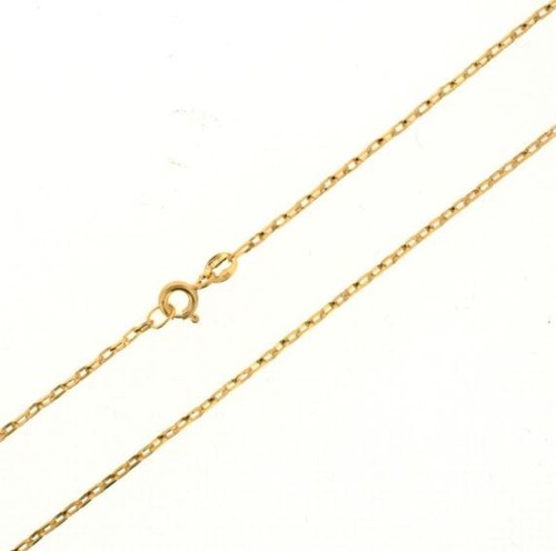 375 Solid 9ct Yellow Gold Oval Belcher 
