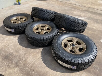17'' Jeep Gladiator RUBICON OEM wheels rims BRONZE Wrangler 9236 NEW 35'' BFG