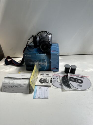 Canon EOS Rebel K2 - 35 mm Camera Canon Zoom Lens & Papers Untested Parts Only - 第 1/24 張圖片