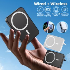 20000mAh Magnetic Wireless Power Bank Portable Charger for iPhone 15 14 13 12