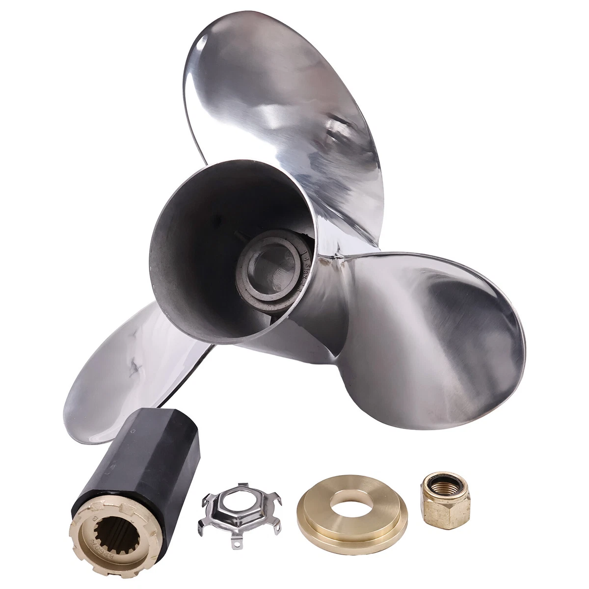 Hélice Bateau Mercury Revolution 4 – 14 5/8 X 15P, Inox – Neuve
