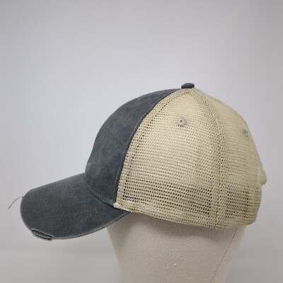 Adams Snapback Trucker Hat Gray One Size Adjustable  display picture 3
