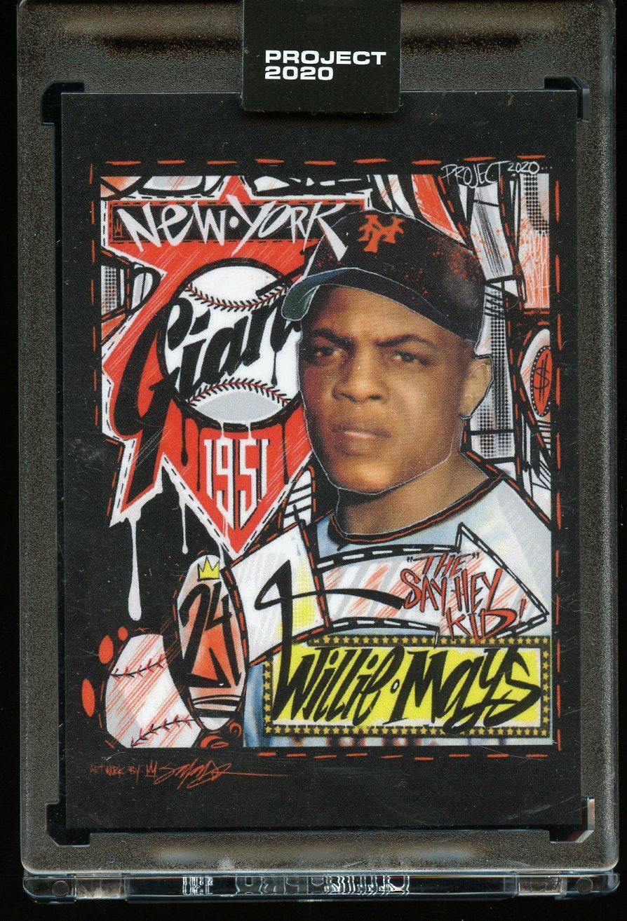 Willie Mays 2020 Topps Project 2020 1952 Topps /5459 King Saladeen #61 HOF