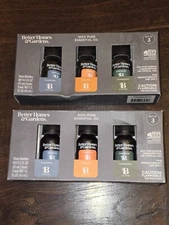 2 BH&G 100% PURE Essential Oil 3-Pack Eucalyptus Tangerine Lemon Aromatherapy