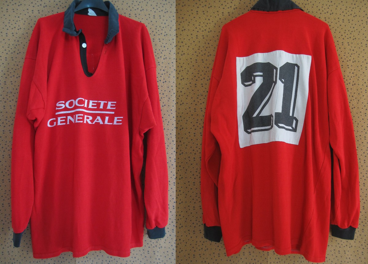 Maillot De Rugby Vintage Halbro – Comité Atlantique, Taille XL, N°19