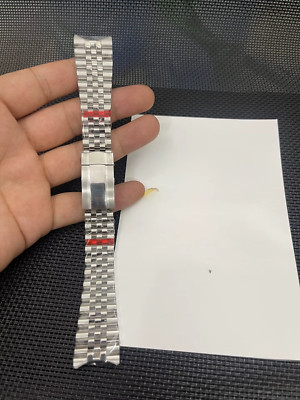 21mm 904L SS Jubilee Watch Bracelet Band For Rolex Datejust 41mm 126334 126300