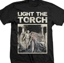 New Popular Light the Torch Black T-Shirt Cotton Full Size AM487