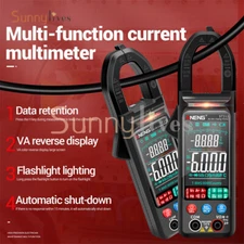 ST211/ST212 Digital Clamp Meter Multimeter NCV Ohm DC/AC Voltage Ammeter Tester