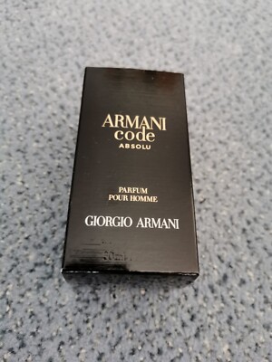 Giorgio Armani Armani Code Absolu pour Homme 29ml Eau de Parfum (so gut wie neu)