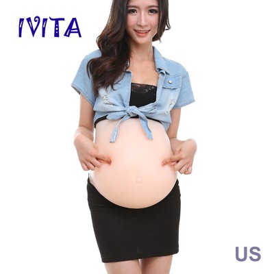 4500g Silicone Pregnant Tummy Belly Artificial Twins Babies 5 7 Months Ebay