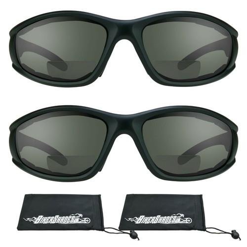 Lector de seguridad bifocal para motocicleta gafas de sol grandes acolchadas de espuma para hombre Z87+ ajuste ancho - Imagen 41 de 66