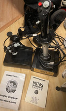 Thrustmaster Hotas Cougar Joystick & Throttle - Cast Iron F16 Replica + Covers