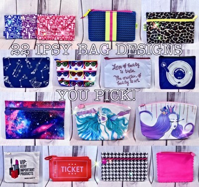 NEW *RaRe* IPSY Makeup Cosmetic Sub Bag Pouch You Pick! Combine Ship HTF Styles!
