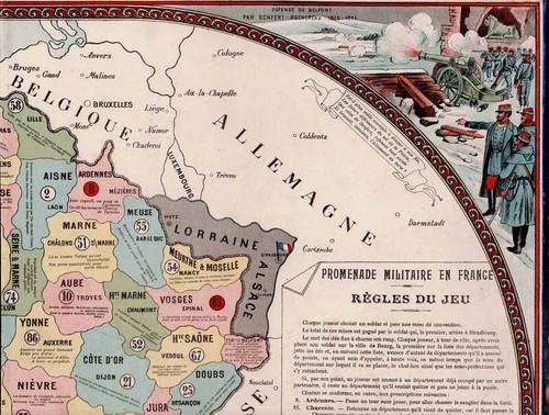 PROMENADE EN FRANCE vers 1895 / jeu ancien militaria - Picture 8 of 10