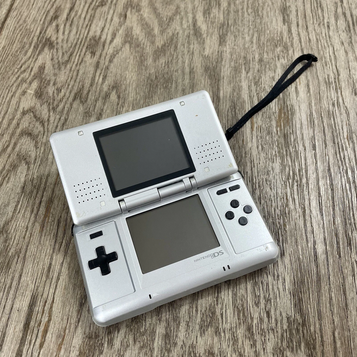 Nintendo DS 2004 Model NTR 001 Titanium Silver No Charger Untested