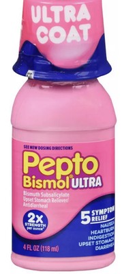 Pepto-bismol Liquid 4oz maximum strength (301490039304)