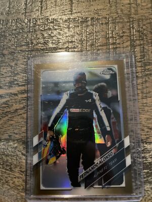 2021 Topps Formula 1 F1 Drivers Gold  /50 Fernando Alonso #41