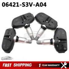 4x TPMS Tire Pressure Sensor 06421-S3V-A04 For Acura TL MDX Honda Pilot Odyssey