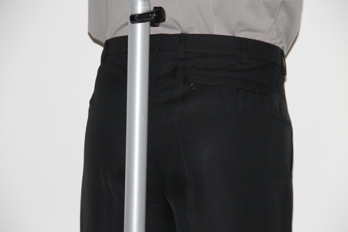 Pantalon Homme Neil Barrett - Tricotine Noir Taille 40/42 - Coupe Classique Chino - Excellent État