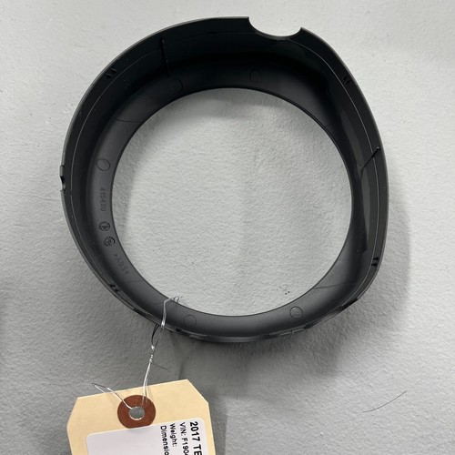 17-20 TESLA MODEL S STEERING WHEEL COLUMN COMBO SWITCH SURROUND COVER TRIM OEM - Picture 9 of 10