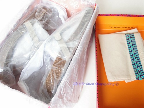 Nuovo con scatola Tory Burch Miller Cloud sandalo oro scintillante US 6,5 7 7,5 8 8,5 9 9,5 10 10,5 - Foto 81 di 92