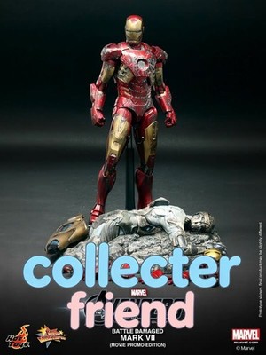 IN STOCK 1/6 Mms196 Iron Man Mk7 Battle Damage Ver NEW