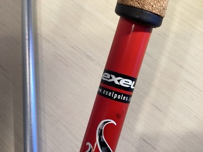 Pair of NEW Exel Nordic Walking Poles 150cm CI 500 Carbon Made in Italy NOS
