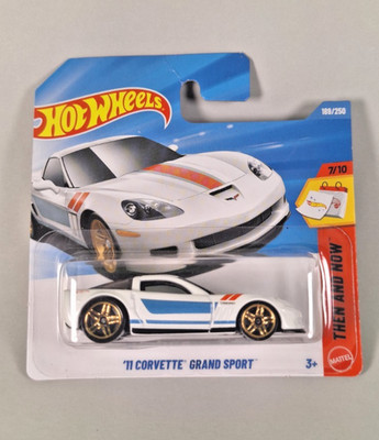  Hot Wheels 11´ Corvette Grand Sport Then and Now Lasche defekt Knick