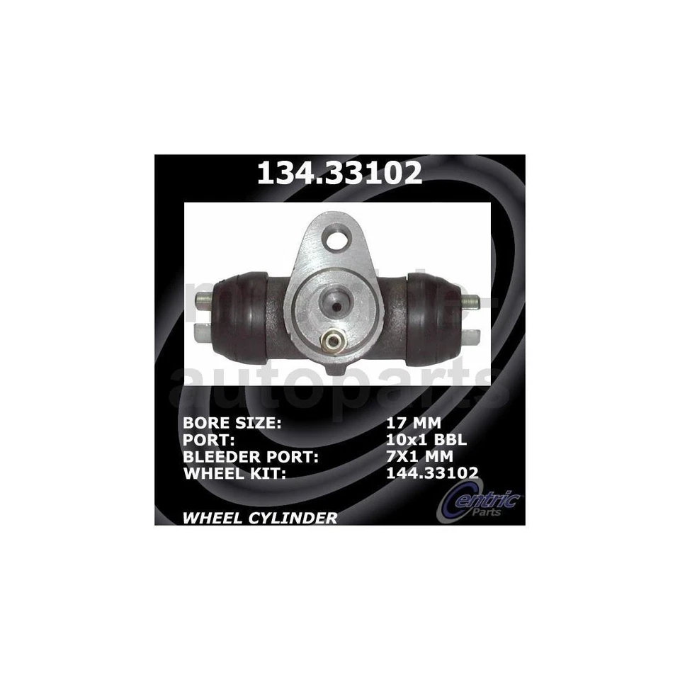 Cilindro de rueda de freno de tambor trasero Centric Parts para Volkswagen Beetle 1967 1968 Foto 2 de 4