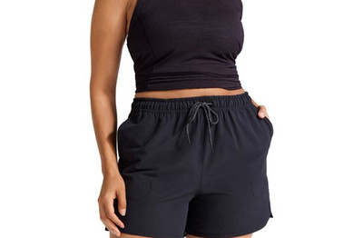 ALLBIRDS WOMEN'S NATURAL RUN SHORT - SIZE: WOMEN M - TRUE NAVY