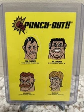 1989 Topps Nintendo #20 Don Flamenco/Mr. Sandman/Von Kaiser/ Glass Joe Punch-Out