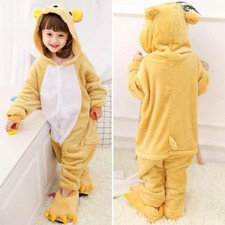 Oso Niños Animales Pijama Kigurumi Disfraces Juegos con disfraces Zapato Animal Ropa de dormir Niños +