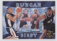 1998 Press Pass Double Threat Promo Dreammates Mike Bibby Tim Duncan #1 HOF 0kb