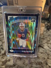 2024 Panini  Optic - Rated Rookie Keon Coleman #263 Purple Shock Prizm (RC)