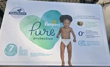 Pampers Pure Protection Diapers Size 7
