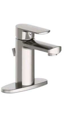 Westwind Single Handle Bath Faucet With Pop Up Brushed Nickel  1.2gpm