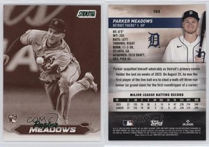 2024 Topps Stadium Club Sepia Parker Meadows #105 Rookie RC
