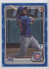 2020 Bowman Draft 1st Edition Blue Foil 101/150 Brennen Davis #BD-187 uk2