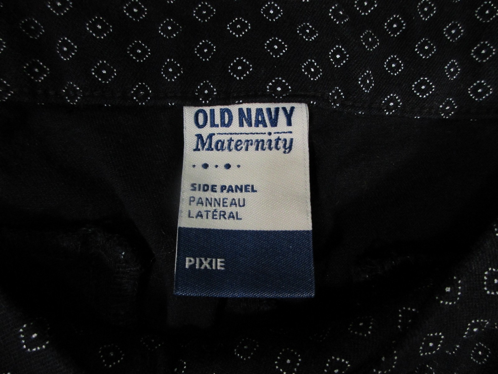 Old Navy Womens Maternity Pixie Pants Geometric S… - image 3