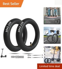 Heavy-Duty 10X2 Scooter Tubes Thicker 40 10X2.125 Inner Tube Compatible with 10