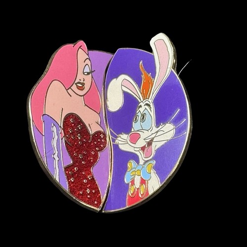 Disney Auctions Roger Rabbit & Jessica Friendship Disney Pin 2 Set RARE LE 500