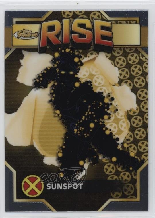 2025 Topps Finest X-Men '97 Rare Gold Sunspot #82 0bi1