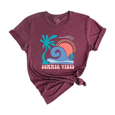 Boho Summer Vibes Shirt, Summer Vibes Shirt, Summer Shirt, Beach Shirt, Cute Sum