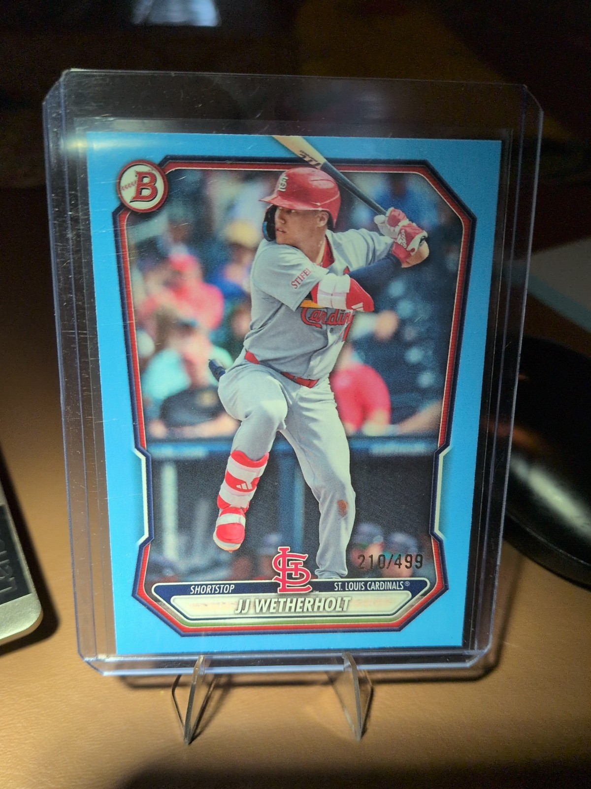 JJ WETHERHOLT 2025 Bowman 1st JJ Wetherholt Sky Blue / 499