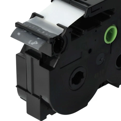 Schriftband für Brother PT E 500 VP H 500 D800W Weiß/Matt-Schwarz 24mm 5m - Bild 7 von 9