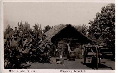RPPC - Chile - View of Rancho Chileno - a Curphey y Jofré Photo -