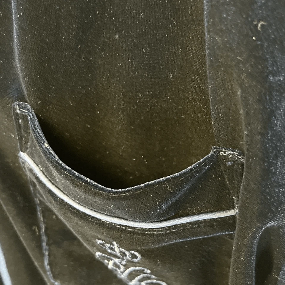 Bata para mujer LAUREN RALPH LAUREN pequeña azul terciopelo larga cremallera completa cuello caftán Foto 4 de 4