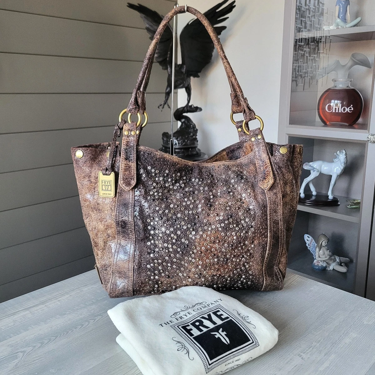 FRYE Kenzie Unlined Tote Item, Borsa Donna, Cognac, Taglia